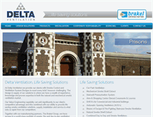 Tablet Screenshot of deltavent.com